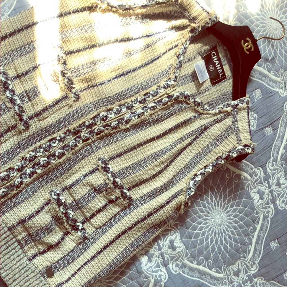 Authentic Chanel linen Vest